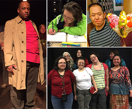VSA TODAY (clockwise from left): Mark Jones; Joe Martinez; Sarah Wilson; (group shot left to right) Cat Rael, Christina Caraveo, Aimee Lawrence, Annette Garcia, Sarah Wilson, Diana Phillips, & Ruth Staring