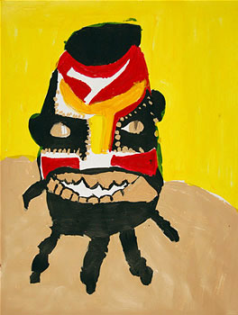 Untitled, acrylic painting by Orlando Najar